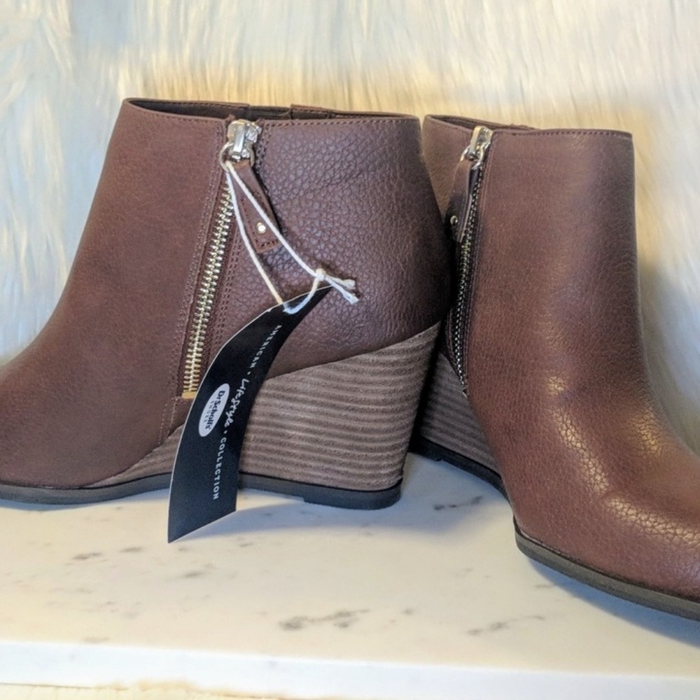 Dr. Scholl's Wege Patch Bootie - Brown